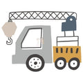 Bügelbild Baustellen Fahrzeug 1 - BB099