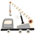 Bügelbild Baustellen Fahrzeug 2 - BB074