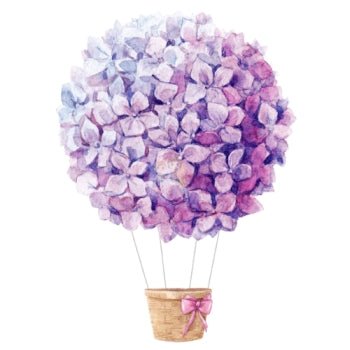 Bügelbild Blumenballon - BB007