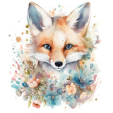 Bügelbild Blumenfuchs 1 - BB389 - Mamikes