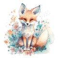 Bügelbild Blumenfuchs 2 - BB390