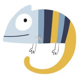 Bügelbild Cameleon 1 - BB177 - Mamikes