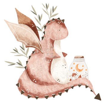 Bügelbild Drache 8 - BB579