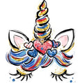 Bügelbild Einhorn 1 - BB010
