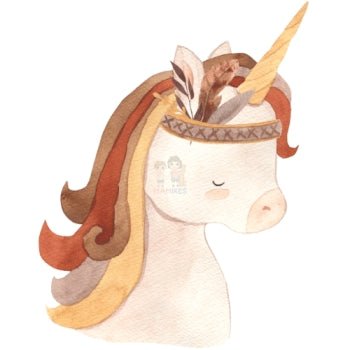 Bügelbild Einhorn 4 - BB136