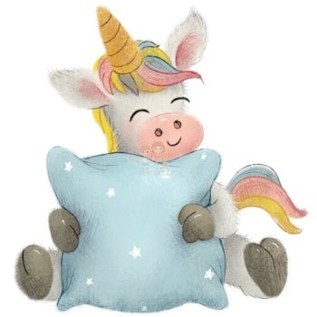 Bügelbild Einhorn Kissen - BB258