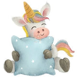 Bügelbild Einhorn Kissen - BB258 - Mamikes