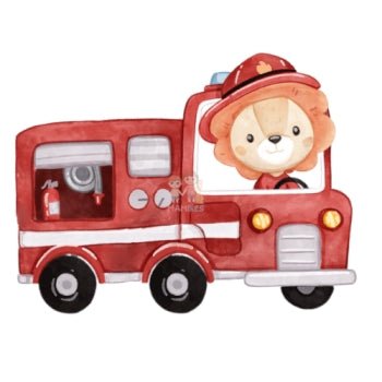 Bügelbild Feuerwehr Löwe 2 - BB019