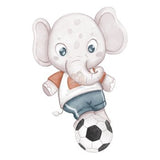 Bügelbild Fußball Elefant - BB236 - Mamikes