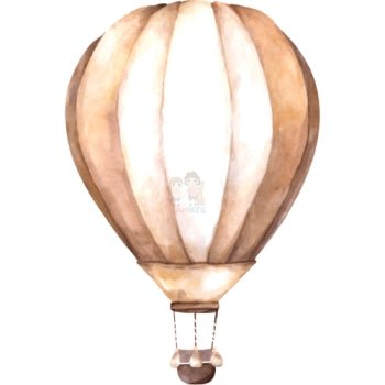 Bügelbild Heißluftballon - BB407