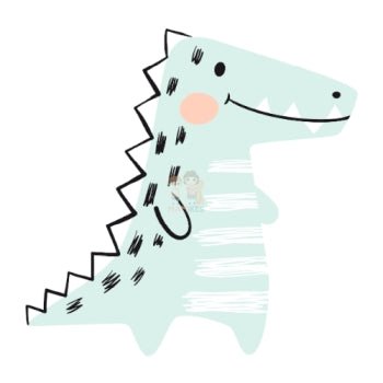 Bügelbild Krokodil 2 - BB284