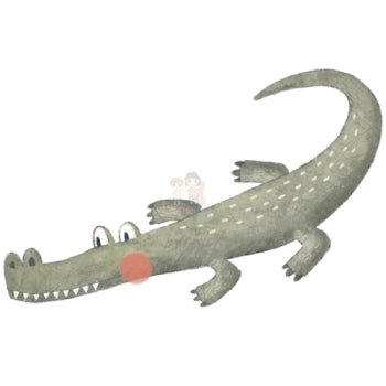 Bügelbild Krokodil - BB159