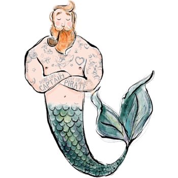 Bügelbild Meermann 01 - BB423