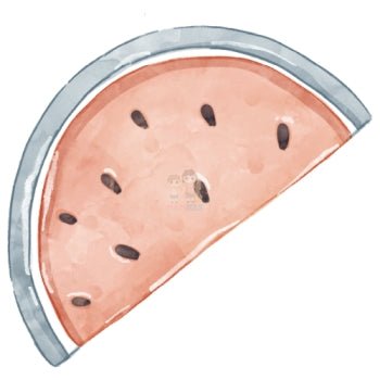 Bügelbild Melone - BB034