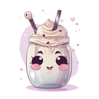 Bügelbild Milchshake 1 - BB425