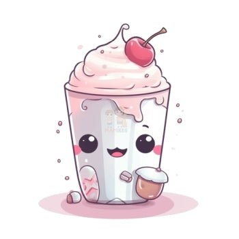 Bügelbild Milchshake 3 - BB427