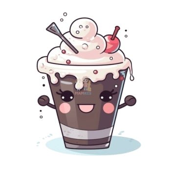 Bügelbild Milchshake 4 - BB428