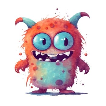 Bügelbild Monster 1 - BB429