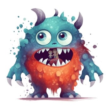 Bügelbild Monster 2 - BB430