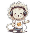 Bügelbild Music Lion 1 - BB433