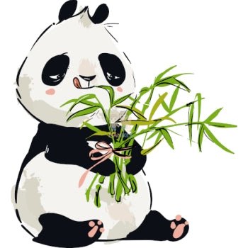 Bügelbild Panda 03 - BB301
