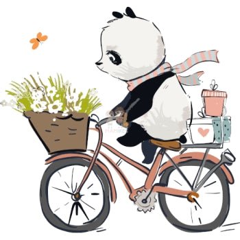Bügelbild Panda 04 - BB239