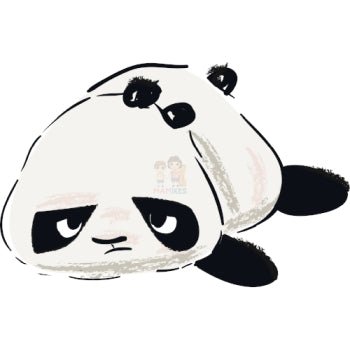Bügelbild Panda 06 - BB242