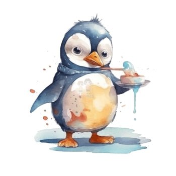 Bügelbild Pinguin 4 - BB438