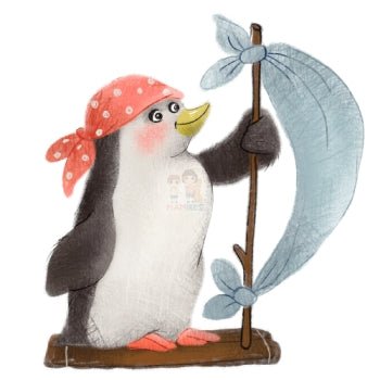 Bügelbild Pinguin - BB253