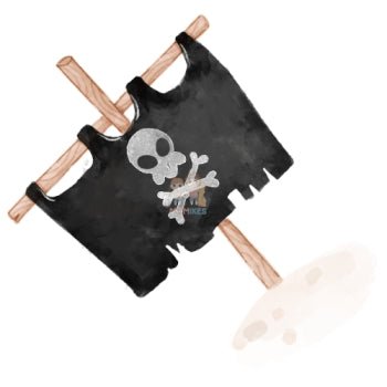 Bügelbild Piratenflage - BB204