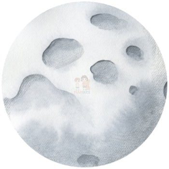 Bügelbild Planet Mond - BB249