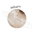 Bügelbild Planet Saturn - BB566
