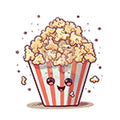 Bügelbild Popcorn 1 - BB472