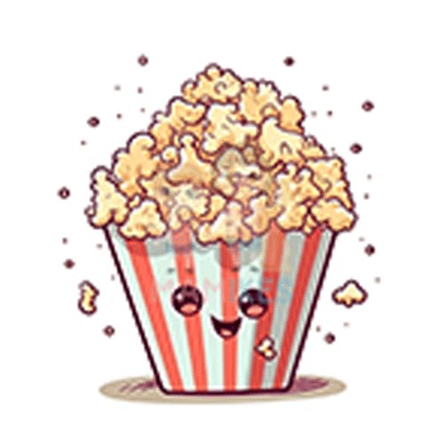 Bügelbild Popcorn 1 - BB472
