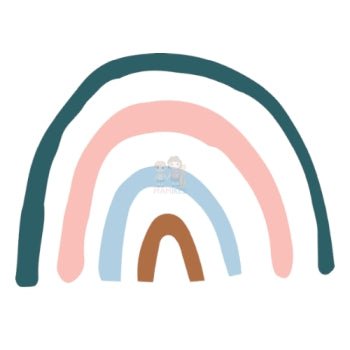 Bügelbild Regenbogen 5 - BB043