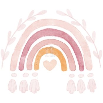 Bügelbild Regenbogen 7 - BB042
