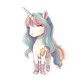 Bügelbild Regenbogen Einhorn 2 - BB571