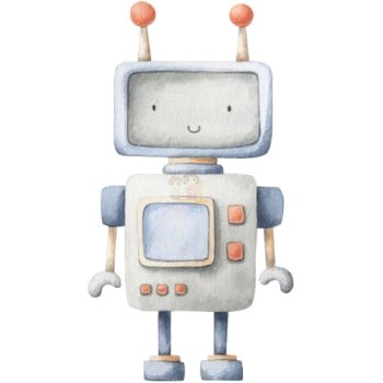 Bügelbild Roboter 1 - BB310