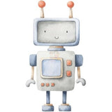 Bügelbild Roboter 1 - BB310 - Mamikes