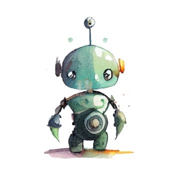 Bügelbild Roboter 10 - BB446