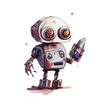 Bügelbild Roboter 12 - BB448