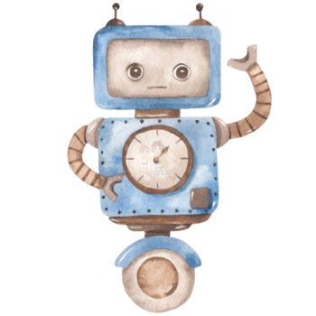 Bügelbild Roboter 3 - BB158