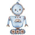 Bügelbild Roboter 4 - BB157