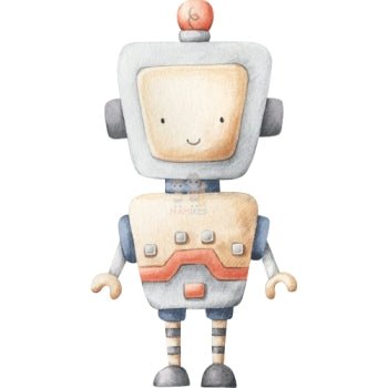 Bügelbild Roboter 7 - BB450