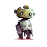 Bügelbild Roboter 9 - BB445 - Mamikes