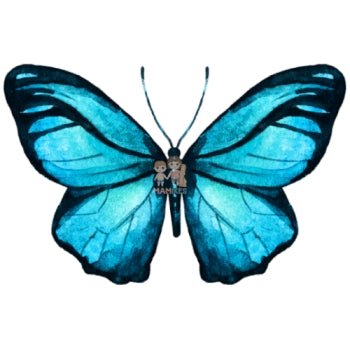 Bügelbild Schmetterling 5 - BB221