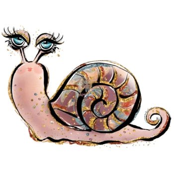 Bügelbild Schnecke - BB315