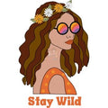 Bügelbild stay wild - BB318