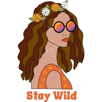 Bügelbild stay wild - BB318
