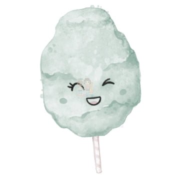 Bügelbild Zuckerwatte 2 - BB339